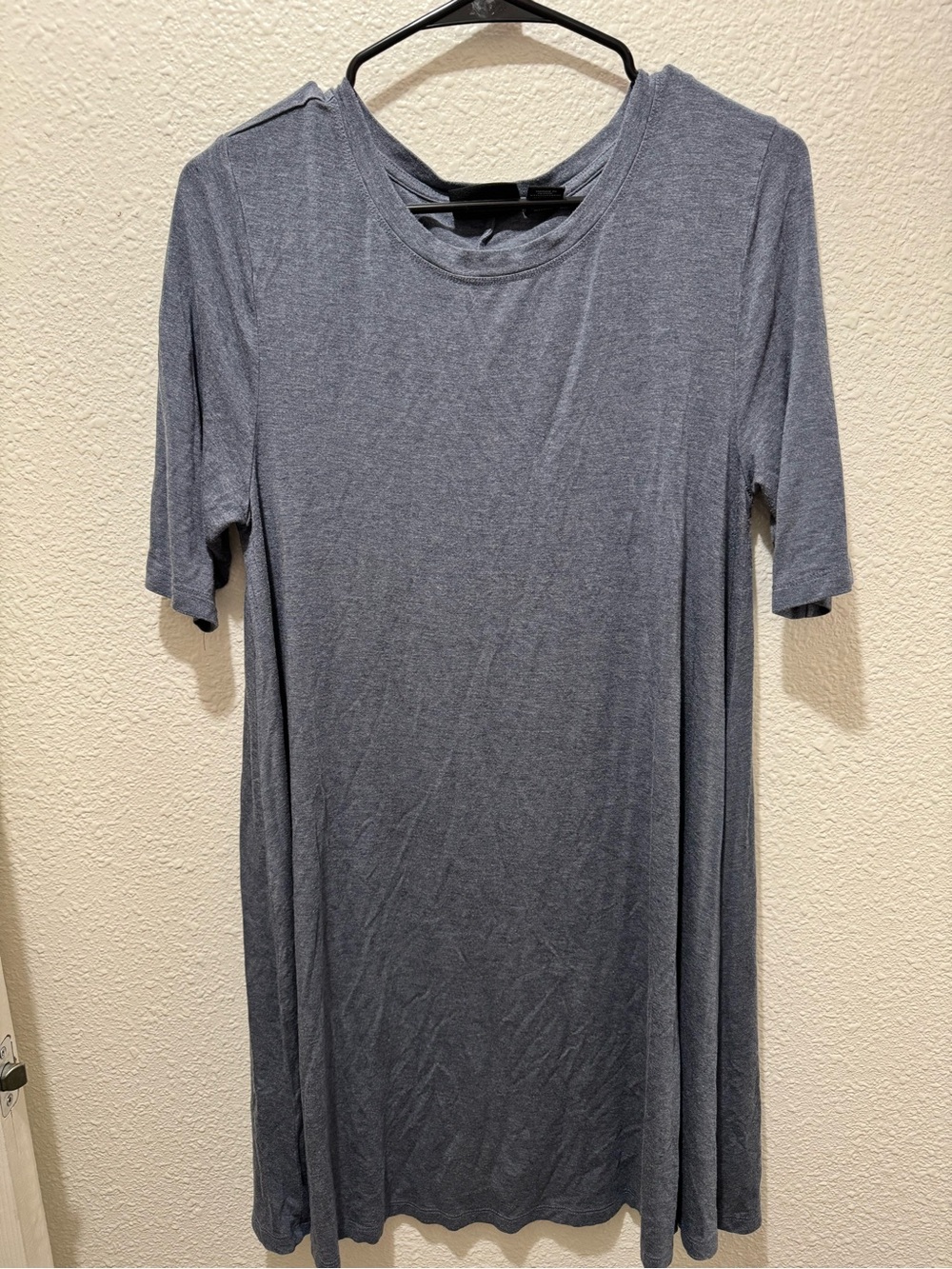 Cynthia Rowley Blue Short Sleeve T Shirt Dress